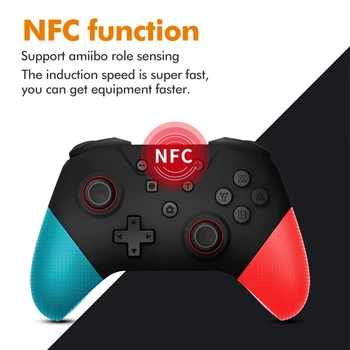 Bluetooth Brezžični Gamepad Krmilnika z NFC Funkcije 6-Osi in 3D igralne palice za Preklop Pro Konzola Črna