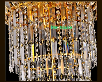 Luksuzni lestenci razsvetljavo kristalno lustre foyer luči Razkošno Maria Theresa Lestenec Svetlobe Fxiture Hotel Projekta Razsvetljavo