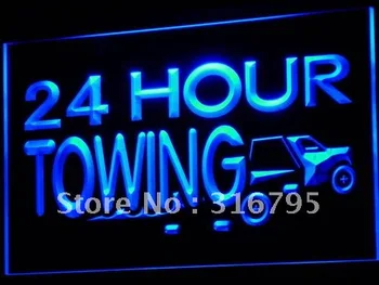 I384 24 Urah Vleka Avtomobila Popravila Auto LED Neon Light Svetlobni Znaki Stikalo Za vklop/Izklop 20+ 5 Velikosti Barve