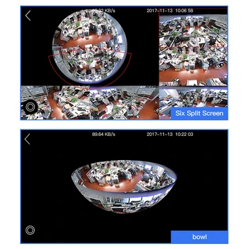 360° Panoramski Wifi Mikro HD IP Kamera LED Žarnica Home Security Video Kamera Brezžična CCTV Nadzor Fisheye Omrežni VIDEOREKORDER