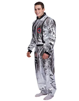 Moški Astronavt Tujec Pop Plesalka Fazi Astronavt Pustni Kostum Stranka Klub Odrasle Moške Obleke Oblačila Fancy Kostume Za Noč Čarovnic