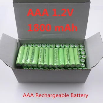 4/8/12/20pcs Prvotne AAA 1800 mAh 1,2 V Kakovosti polnilne baterije AAA 1800 mAh Ni-MH polnilna 1,2 V 2A baterije