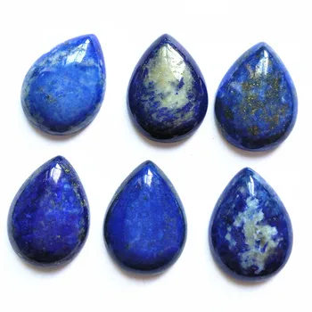 10pcs Naravnega Kamna lapis lazuli Chrysoprase Kroglice pribor nakit base deli 10x14mm 13x18mm 18x25mm dropwater oblike