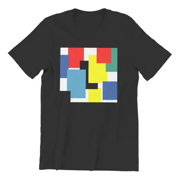 Moška T-shirt Povzetek geometrijo Moda Smešno Grafični T-majice 36853