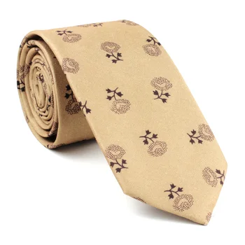 Moški Letnik Bombaž Cvet Kravato Moda Priložnostne Cvetlični Slim 6 cm Neckties za svate