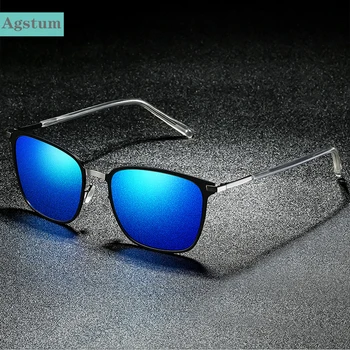 Agstum Polarizirana sončna Očala Moških Vožnje Ribolov Tekočo Moški Retro sončna Očala Proti bleščanju UV400