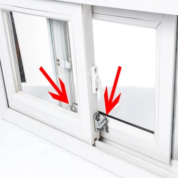 Okno zaklepanje plastike, jekla omejitev posodobitve za varnost otrok zaklepanje drsna vrata, okna, protivlomna-lock aluminij zlitine