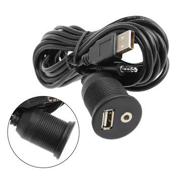 1 Nastavite Avto 2M 3,5 mm nadzorna plošča Podometno Montažo USB 2.0, AUX Vtičnico Razširitev Vodi Plošča Kabel 3D Tiskalnik Del