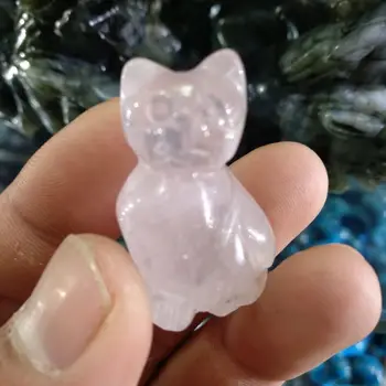 Naravni kristal mačka kristalno malih živali