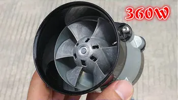 Kovinski prepust ventilatorski rotor brushless DC motor visoke hitrosti turbo fan DIY sesalnik motornih pribor Z izvirno voznik odbor