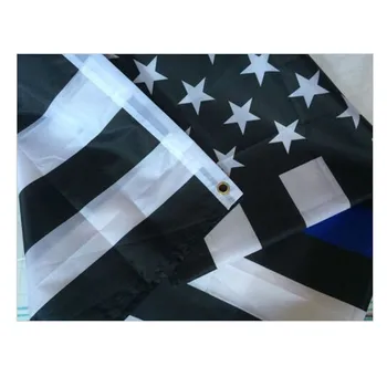 90X150cm Thin Blue Line Zastave Nalepke Črno Belo in Modro Ameriške Zastave, Nalepke za Prenosne računalnike ZDA Zastav Policija Policisti Zastav