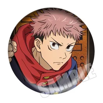Anime Jujutsu Kaisen Fushiguro Megumi Gojo Satoru Slika 6394 Značko Krog Broška Pin Darila Otroci Zbiranje Igrač