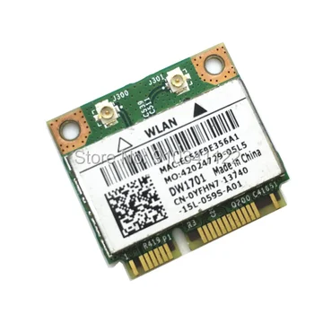 Wlan Brezžična Mini kartica PCI-E Card za Dell YFHN7 DW1701 BCM94313HMGB 802.11 bgn + BLUETOOTH 3.0 dell 15 17R 5521 3137 14R 1440 1450