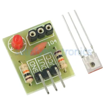 2PCS X Laserski Senzor Modul non-modulator Cevi Laserski Sprejemnik Modul DIY Za arduino