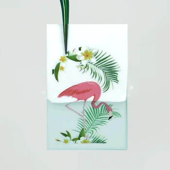 BeautyBigBang 1Sheet Flamingo Nail Art Nalepke Vodne Nalepke Modelov Tropskega Ananasa Listi za Dekoracijo Za Nohte, Nalepke Folije