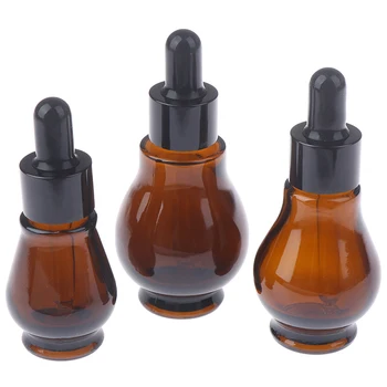 1PCS 10/20/30/ml, Oranžni Stekleno Kapalko Steklenico ponovno napolniti Prazno Posodo Eterično Olje Parfum Pipeto Steklenice