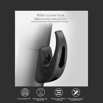 Spredaj Obešalnik za Xiaomi M365 Električni Skuter Kavelj za Shranjevanje Orodja Skateboard Ročaj Kavelj za Xiaomi Mijia M365 Pro Pribor