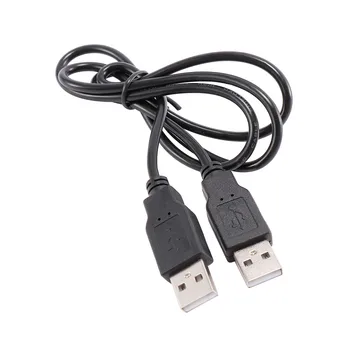 USB 2.0 Tip A Moški A Moški Podatkov Kabli Hi-Speed 480 Mb / s Črna Kabel za Polnjenje, Vzdržljiv Kabel Podaljšek