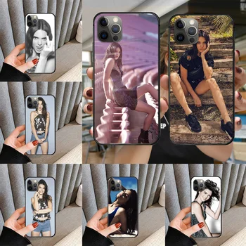 Kendall Jenner Telefon Primeru kritje Za iphone 5S 5 6 6S PLUS 7 8 11 12 mini X XR PRO XS SE 2020 MAX black nepremočljiva modni Etui