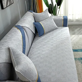 Kavč, blazine Štirje letni časi univerzalno slipcover Nordijska minimalističen kavč kritje po meri izdelane Tkanine kavč brisačo za usnje, usnjeni kavč