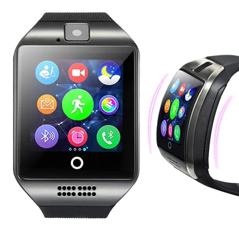 Pametna ura s Kamero, V18 Bluetooth Smartwatch KARTICE TF Kartico v Režo za Fitnes Dejavnosti Tracker Sport Pazi za Android