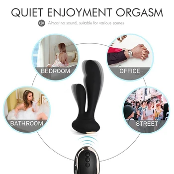 Rabbit Vibratorji Vaginalne Klitorisa Opozarjanje Z Vibrator Iz Silikona, Vibe Za Ženske Pari Polnilna Nepremočljiva Stimulator Seks Igrače