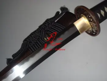 Claying kaljeno draga-sanmai jp katana meč oster palisander saya nabrušeno rezilo