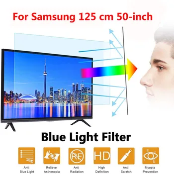 Za Samsung 125 cm 50-palčni TV Modra Svetloba Screen Protector film, Zaščito za Oči, Modre Svetlobe Zaščitnik Bloki TV dodatki