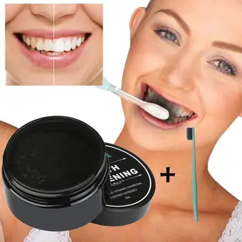 30 g Beljenje Zob Prahu Naravnih Organskih aktivnim Ogljem Bambusa zobna pasta za Zobe zdravstvenega Varstva