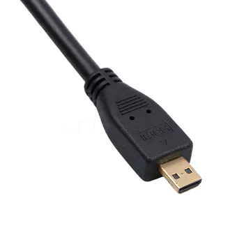 Kebidu 6 Inch Micro HDMI je združljiv Tip D Moški HDMI je združljiv Tip A Ženski Adapter Kabel HDMI-združljive Video kabel