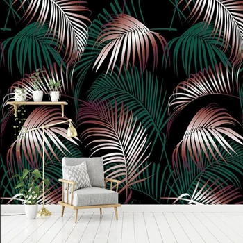 Milofi po meri velikih 3D ozadje zidana sodobno minimalistično ročno poslikano tropskih rastlin orodje dekoracijo sten ozadje zidana