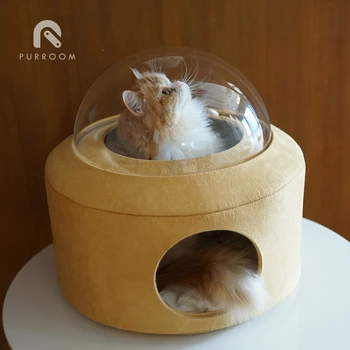 Nov kompozitni tkanine prvotni prostor kapsula mačke hiša zima poletje dvojno rabo, ki ni enostavno, da se držijo krzno snemljiv dihanje