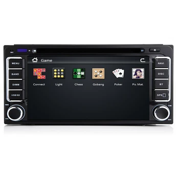 2 DIN Universal Radio Avto Nav GPS stereo Za Toyota Corolla Camry Prado RAV4 Hilux VIOS zemljevidi DVD kamere