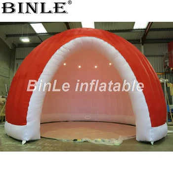 2018 nove 5m majhen napihljiv dome napihljivi šotor iglu šotor cirkus šotor s tiskanjem za promocijske iz Kitajske