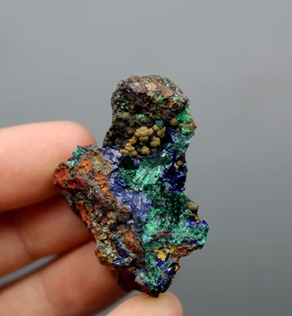 23g Naravno lepa Azurite in Malahit simbiotičnem mineralnih vzorcu kristali Kamni in Zdravilnimi kristali kristal
