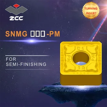 Cnc vstavi 10pcs/veliko SNMG090304-PM SNMG090308-PM stružnica orodja za rezanje prevlečeni karbidne trdine obračanja vstavi jekla končna