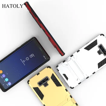 Za Pokrovček Samsung Galaxy Note 9 Primeru Gume Robot Oklep Trdi Primeru Telefon za Samsung Galaxy Note 9 Pokrovček za Samsung Opomba 9