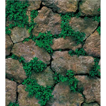3D Samolepilni Ozadja Za Dnevni Sobi, Otroški Spalnici Hiša Dekor PVC Zelene Trave Kamen Ozadje Umetnosti Stenske Freske 45*100cm