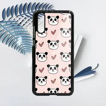 Panda srčkan cartoon živali Primeru Telefon PC Za Samsung galaxy S opomba 8 9 20 10 e lite2019 pro plus ultra