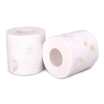 1/3/6 Roll 3 plasti Gospodinjski Roll Wc Papir, Kopalnica ni enostavno, da bi prekinil Toaletni Papir Tkiva Tiskanja Vozni Papir Darilo, fr