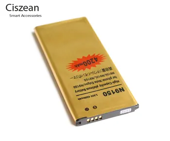 2x 4200mAh EB-BN915BBC Zlato Zamenjava Li-ionska Baterija + USB Polnilnik Za Samsung Galaxy Note Rob N9150 N915K N915L N915S