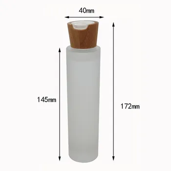 100 ml 83pcs/veliko motnega stekla čisto roso/elite tekočine kozmetika steklenice z bambusa pritisnite pokrov