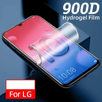 3D Ukrivljen Hydrogel Film Za LG V30 V40 G7 G8 V50 ThinQ Screen Protector Film poln film za LG H930 film