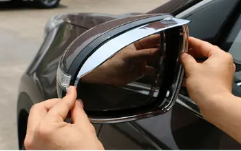 Avto Styling Rearview Mirror Dež Obrvi Rainproof Prilagodljiv Rezilo Zaščitnik Pribor Za Kia Sportage QL20162017