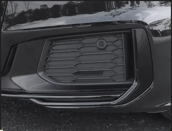 Prednji meglenki Svetilke Veke Obrvi naslovnica Stripa Trim 2 Kos ABS, Primerni Za Audi A6 C8 2019 2020 Chrome / Auto Dodatki