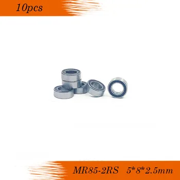 Brezplačna Dostava Visoke kakovosti 10PCS MR85-2RS ABEC-5 5*8*2.5 mm Mini Kroglični Ležaji MR85RS L850