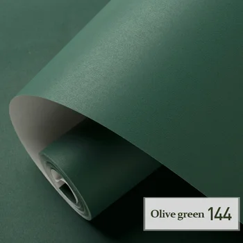 [Nepremočljiva in antifouling] Turkizno Olivno zelena temno zelena ozadje sodobne enostavno ne-tkane svile ozadje navadnega divjega