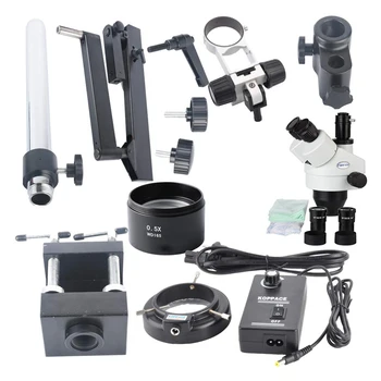 3,5 X-45X Povečava Industrijske Trinocular Stereo Zoom Mikroskop, WF10X/20mm Pregled Spajkanje Mikro Področje Digitalne