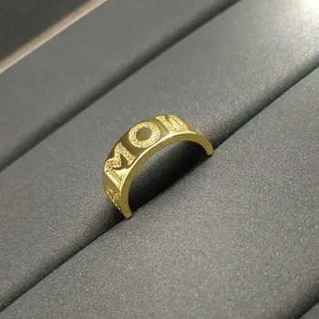 Cheny s925 sterling srebrni prstan novo avgusta ljubezensko pismo obroč žensko zlato rumeno AMOUR obroč modi boemski stil