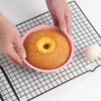 6 inch torto plesni Gospodinjski steamable silikonski non-stick krog peko orodja Savane Bakeware plesni torto plesni